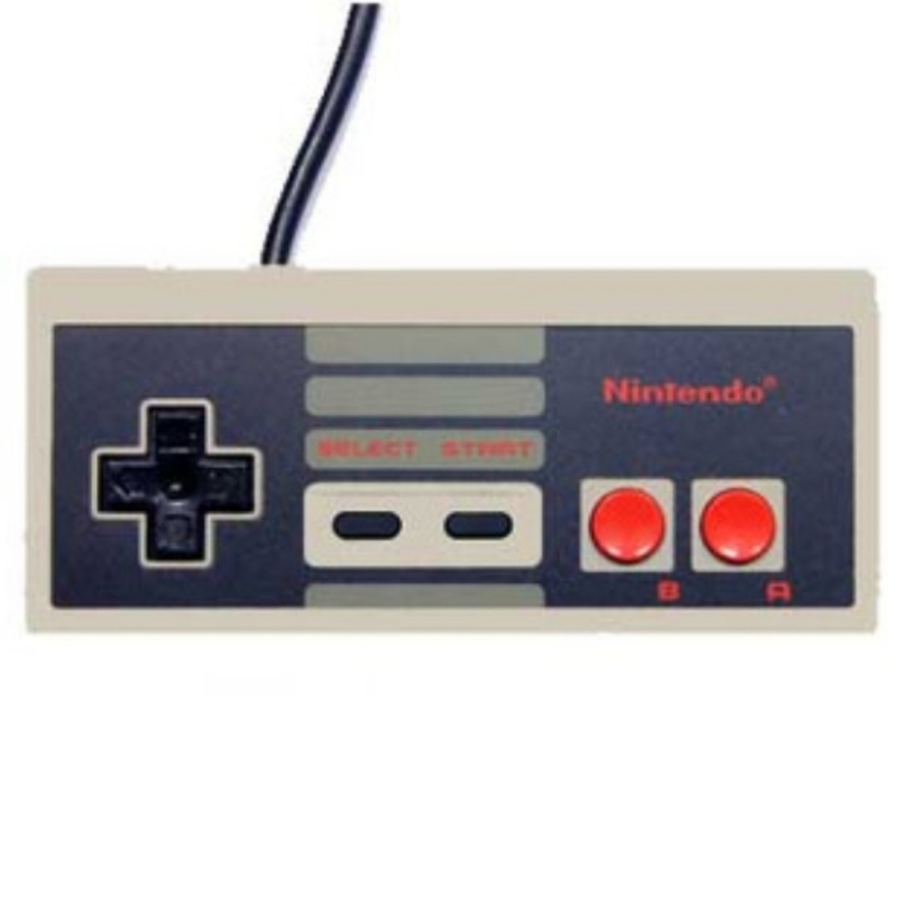 Original Nintendo NES Controller Grey 🕹 Vintags Video Game Accessories